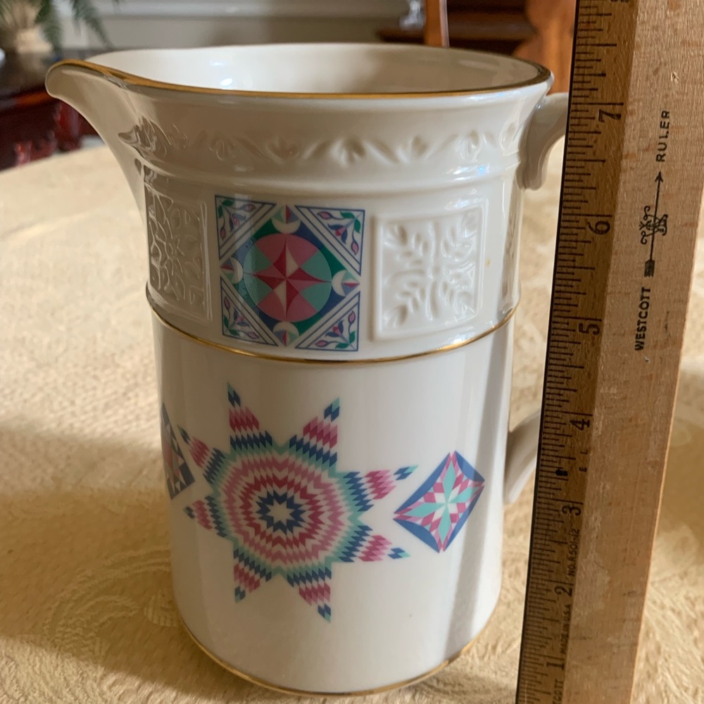 Lenox Quilt pattern pitcher